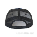 Gorra snapback de algodón con parche bordado